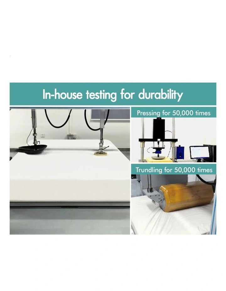 Memory Foam King Size Mattress 7-Zone Cool Gel Bamboo Topper 10cm in Multi image 7