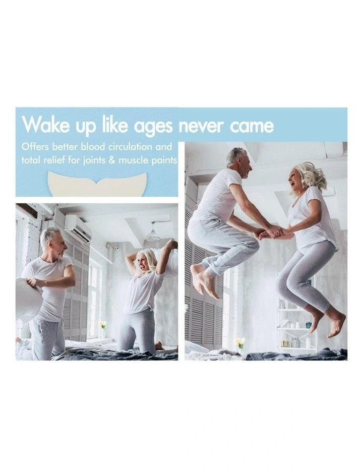 Memory Foam King Single 7 Zone Mattress Topper 5cm in Multi image 5