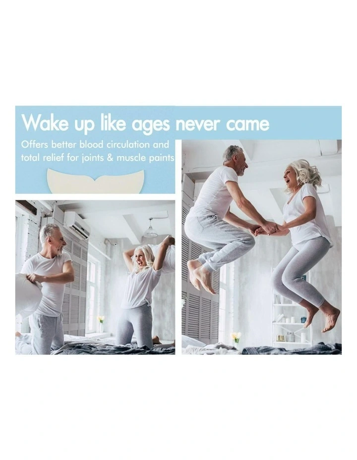 Memory Foam Single 7 Zone Mattress Topper 5cm in Multi image 5