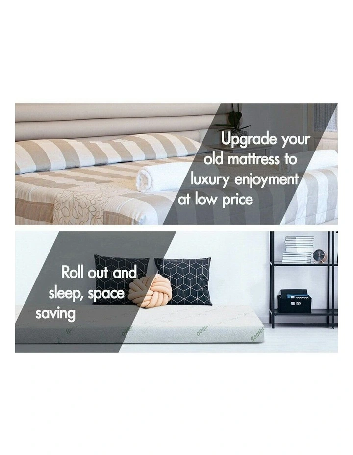 Memory Foam King 7 Zone Mattress Topper 8cm in Multi image 3