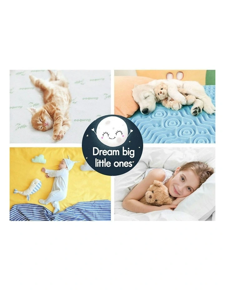 Memory Foam Queen 7 Zone Mattress Topper 8cm in Multi image 4