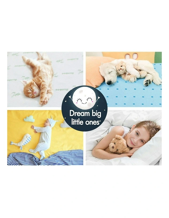 Memory Foam Double Ventilated Cool Gel Mattress Topper 5cm in Multi image 6