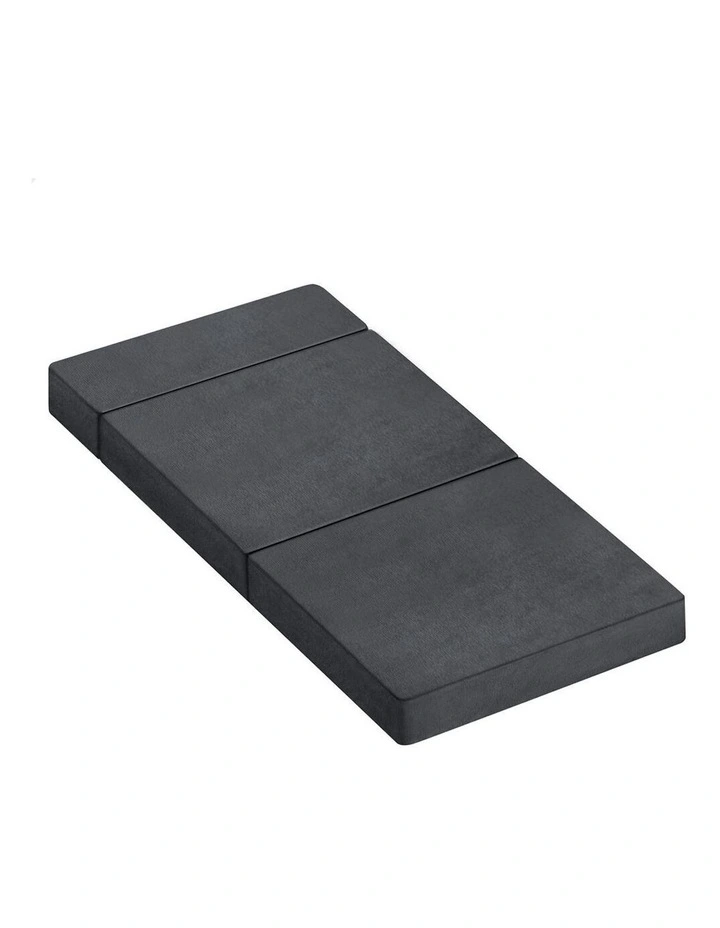 Single Size Sofa Lounge Folding Mattress in Grey image 1