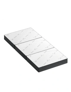 Single Size Folding Mattress Single in White