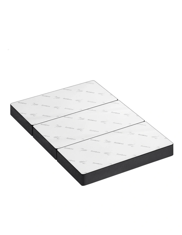 Double Size Folding Mattress in White image 1