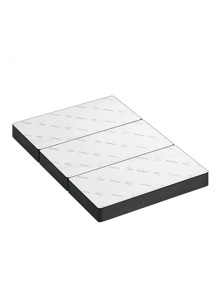 Double Size Folding Mattress in White image 1