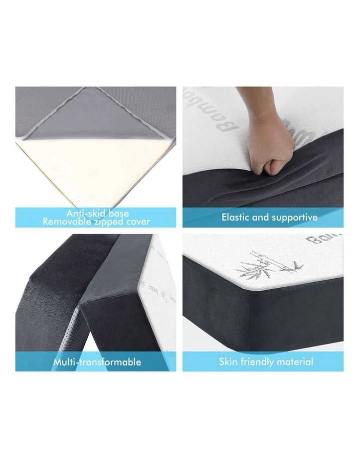 Double Size Folding Mattress in White image 6