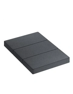 Double Size Folding Mattress in Dark Grey