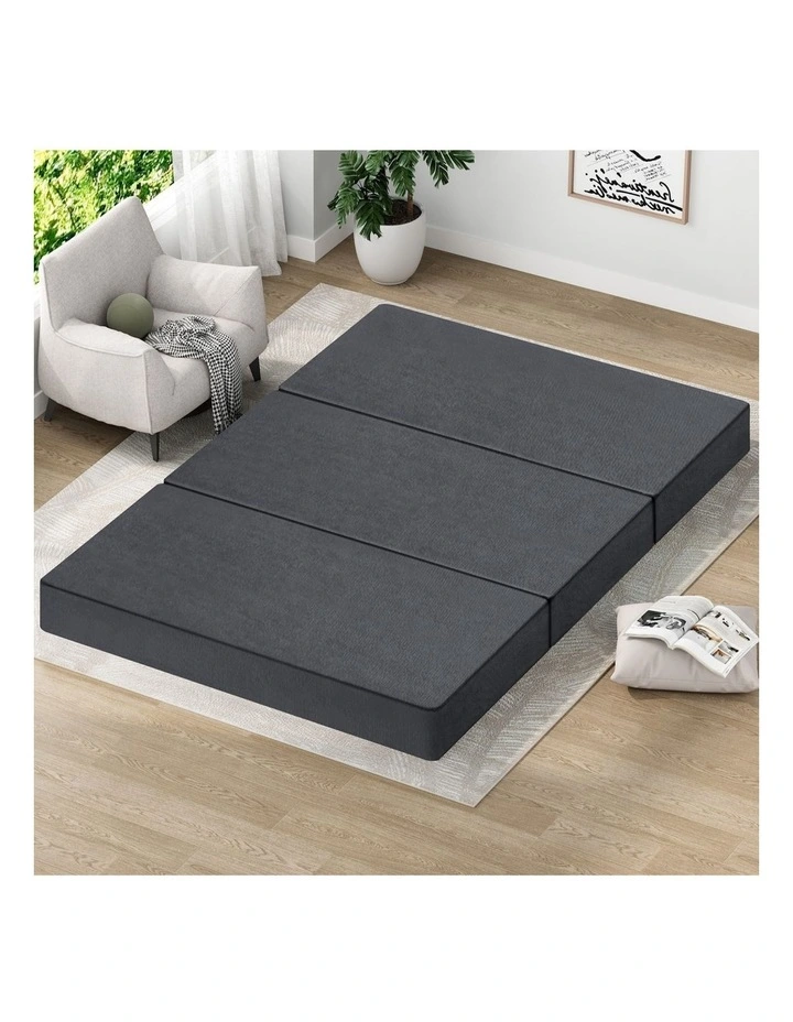 Double Size Folding Mattress in Grey image 2