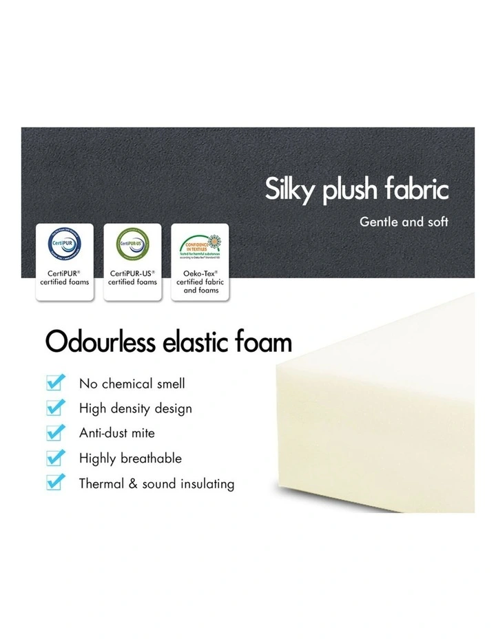 Double Size Folding Mattress in Grey image 5