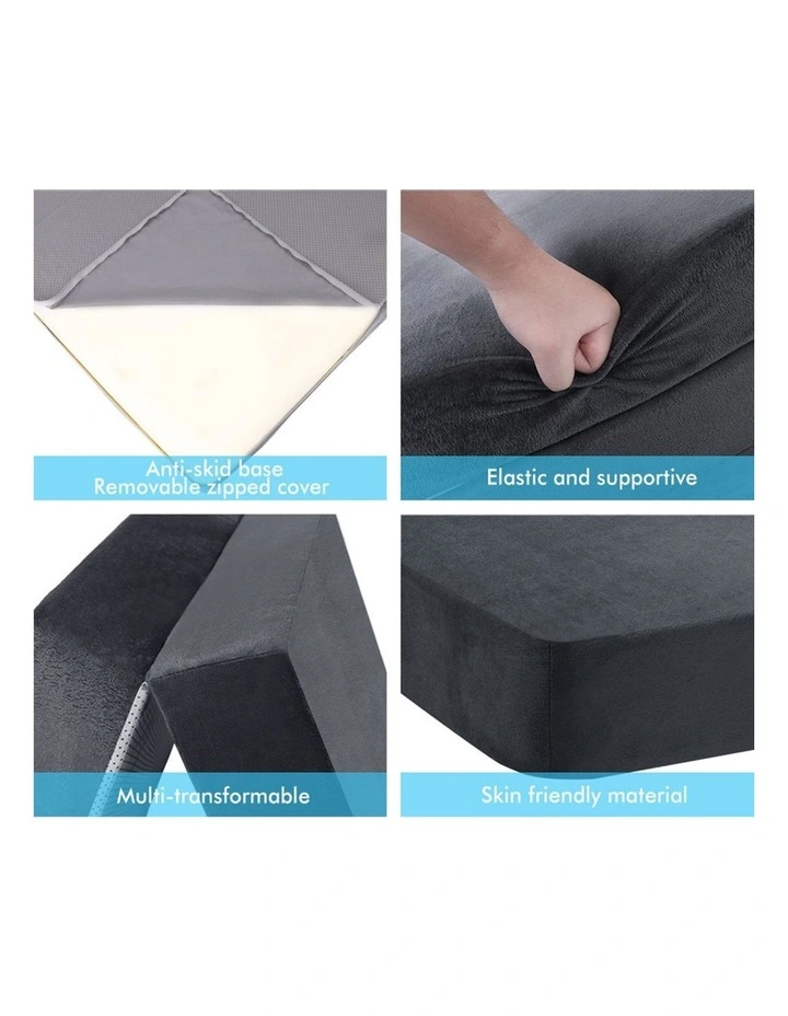 Double Size Folding Mattress in Grey image 6