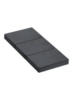 Single Size Folding Mattress in Grey