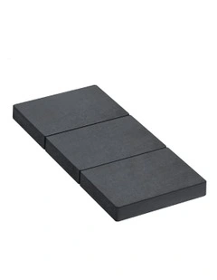 Single Size Folding Mattress in Grey