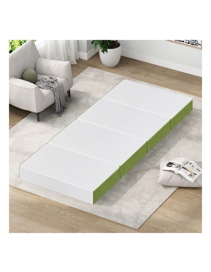 Folding Mattress in White image 2