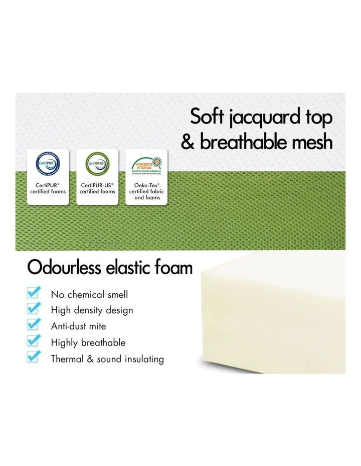 Folding Mattress in White image 5