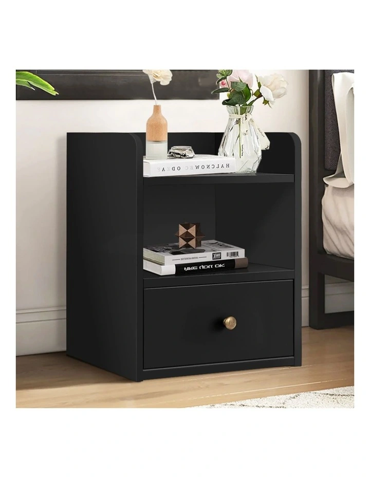 Bedside Table in Black image 2