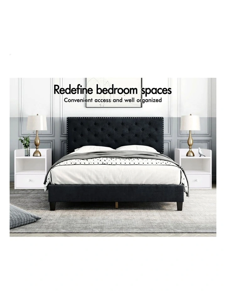 Bedside Table in White image 3