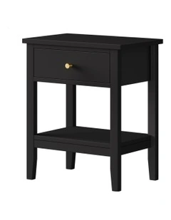 Bedside Table in Black