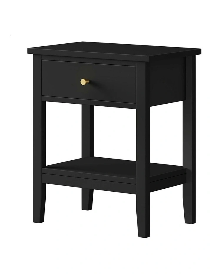 Bedside Table in Black image 1