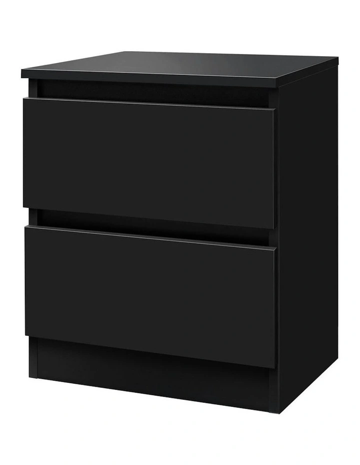 Bedside Storage Table in Black image 1