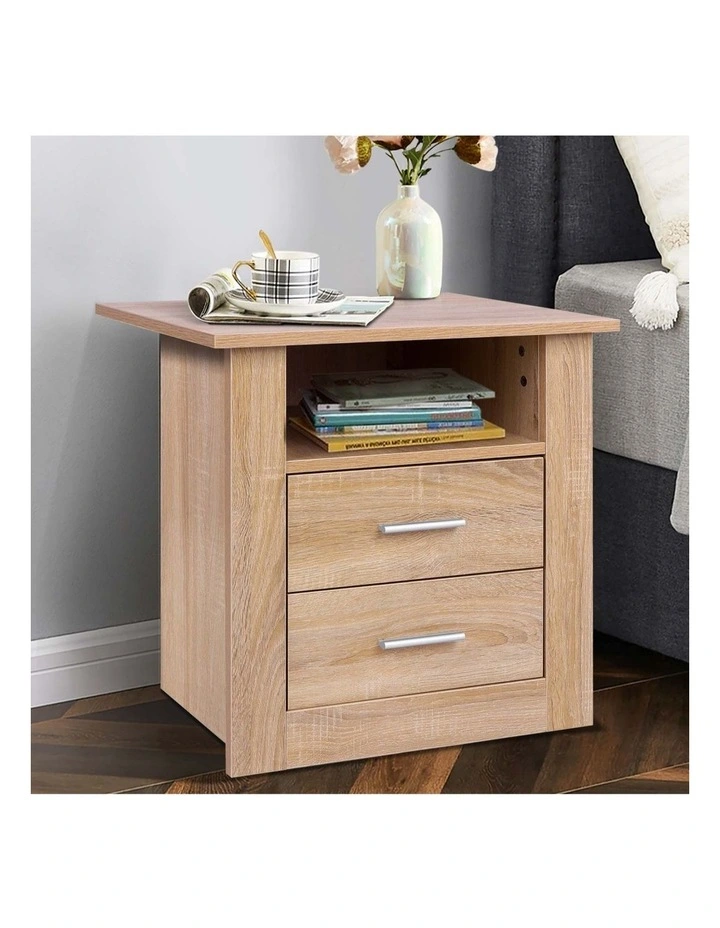 Minimalist Bedside Table in Wood image 2