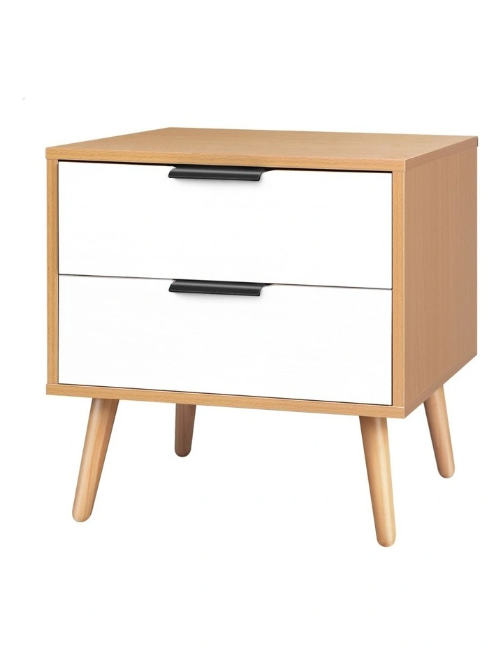 Scandinavian Alfordson Bedside Table in White image 1