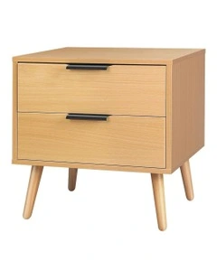 Scandinavian Bedside Table in Oak