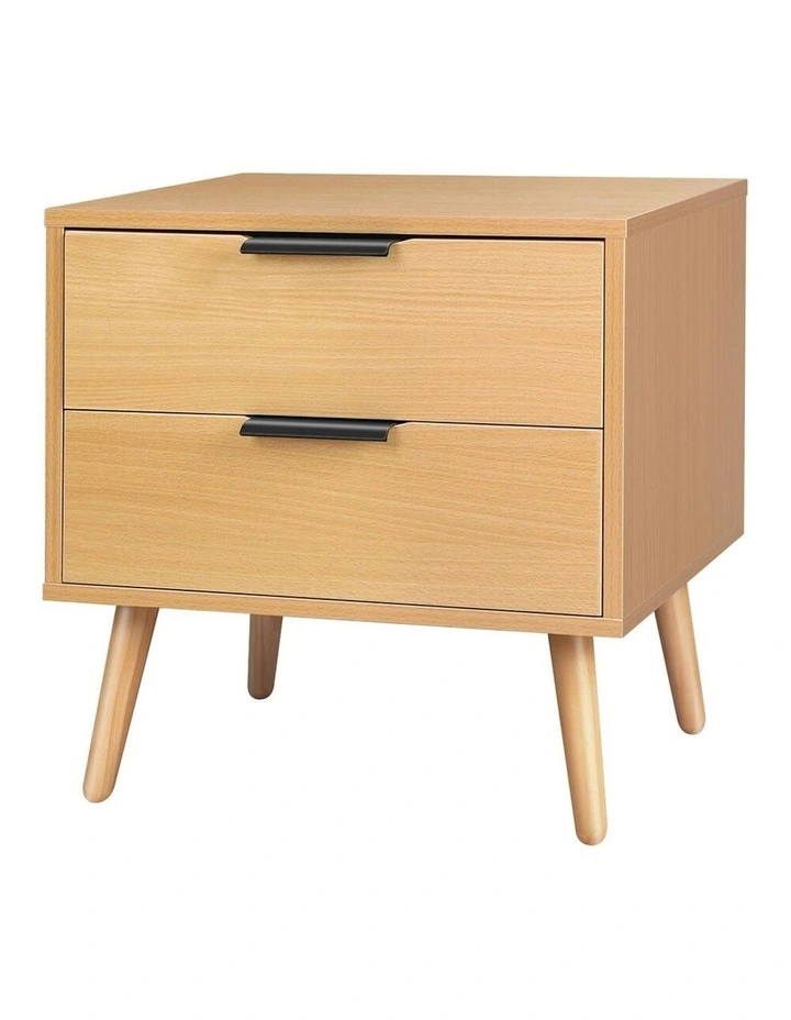Scandinavian Bedside Table in Oak image 1
