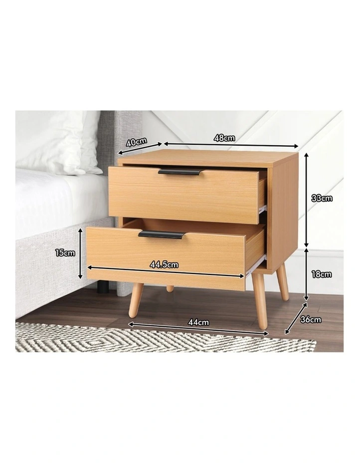 Scandinavian Bedside Table in Oak image 7