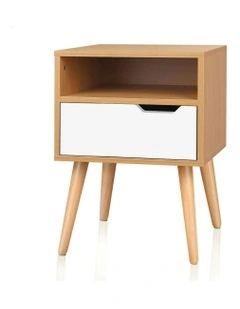 Scandinavian Bedside Table in Oak