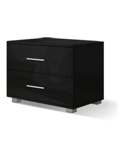 Bedside Table in Gloss Black