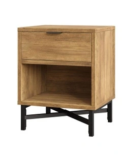 Retro Bedside Table in Brown