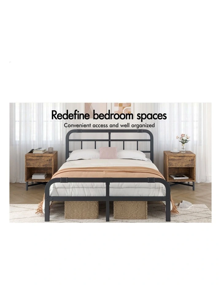 Retro Bedside Table in Oak image 3