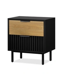Bedside Table Nightstand Storage Cabinet in Multi