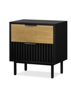 Bedside Table Nightstand Storage Cabinet in Multi