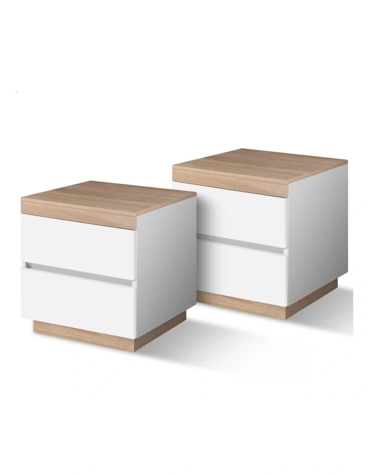 Bedside Table 2 Piece in Multi image 1