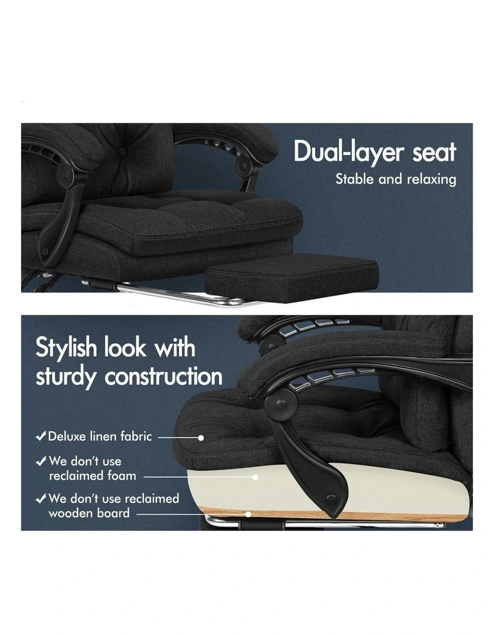 Executive Office Chair in Black image 3