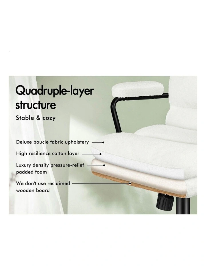 Executive Office Chair in White image 5