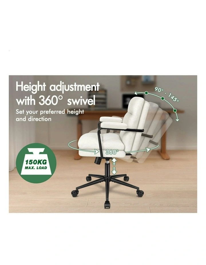 Executive Office Chair in Beige image 3