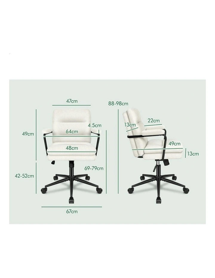 Executive Office Chair in Beige image 7