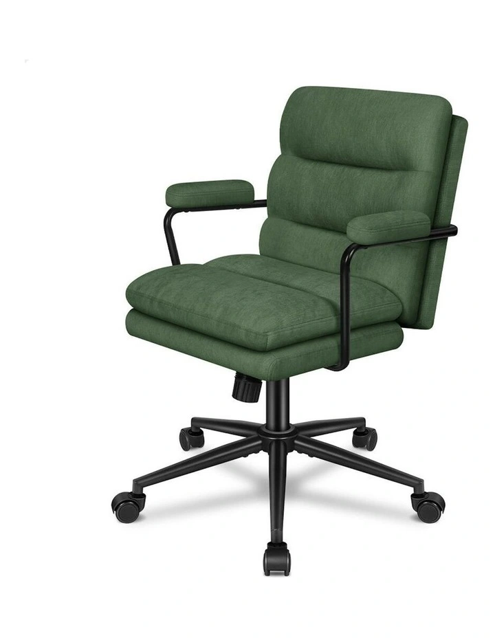 Ergonomic Executive Office Chair in Green image 1
