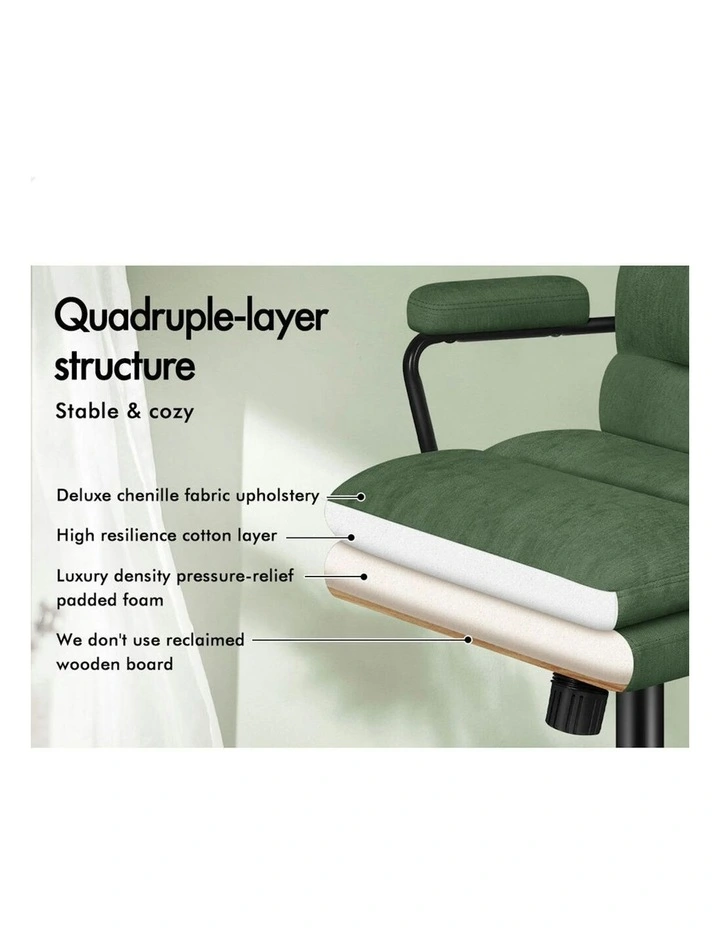 Ergonomic Executive Office Chair in Green image 5