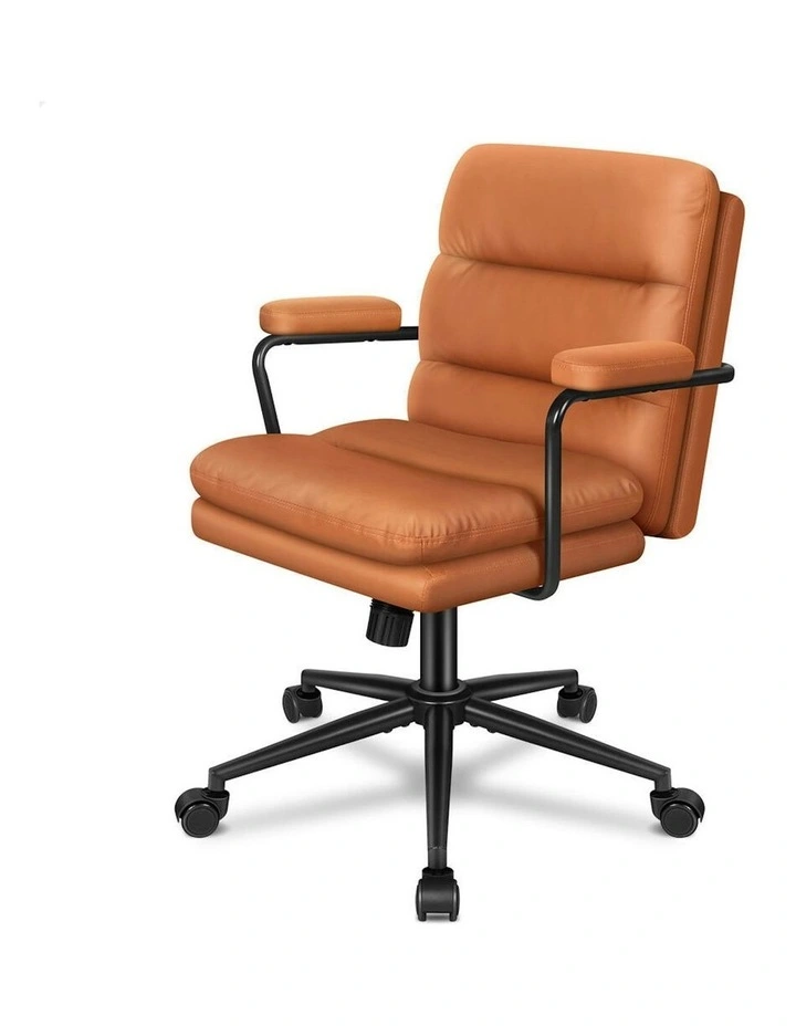 Ergonomic Executive Office Chair in Brown image 1