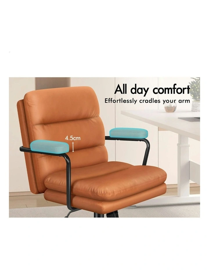 Ergonomic Executive Office Chair in Brown image 6