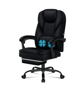Executive Massage Office Chair in Black