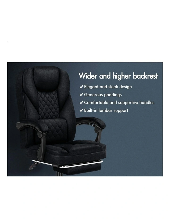 Executive Massage Office Chair in Black image 2