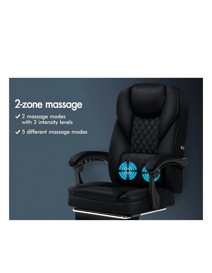 Executive Massage Office Chair in Black image 3