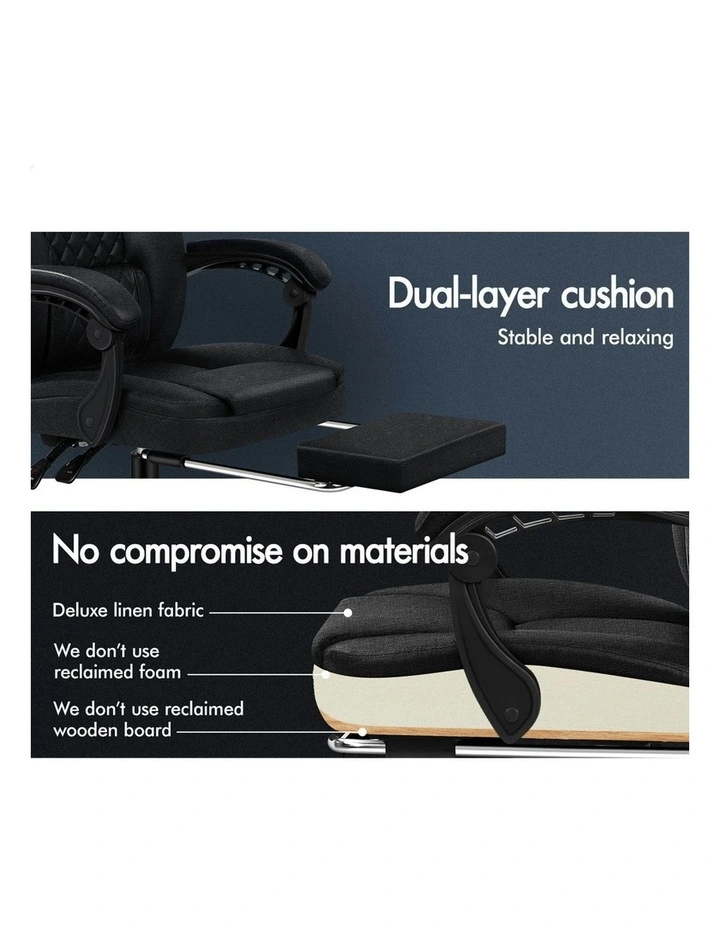 Executive Massage Office Chair in Black image 4