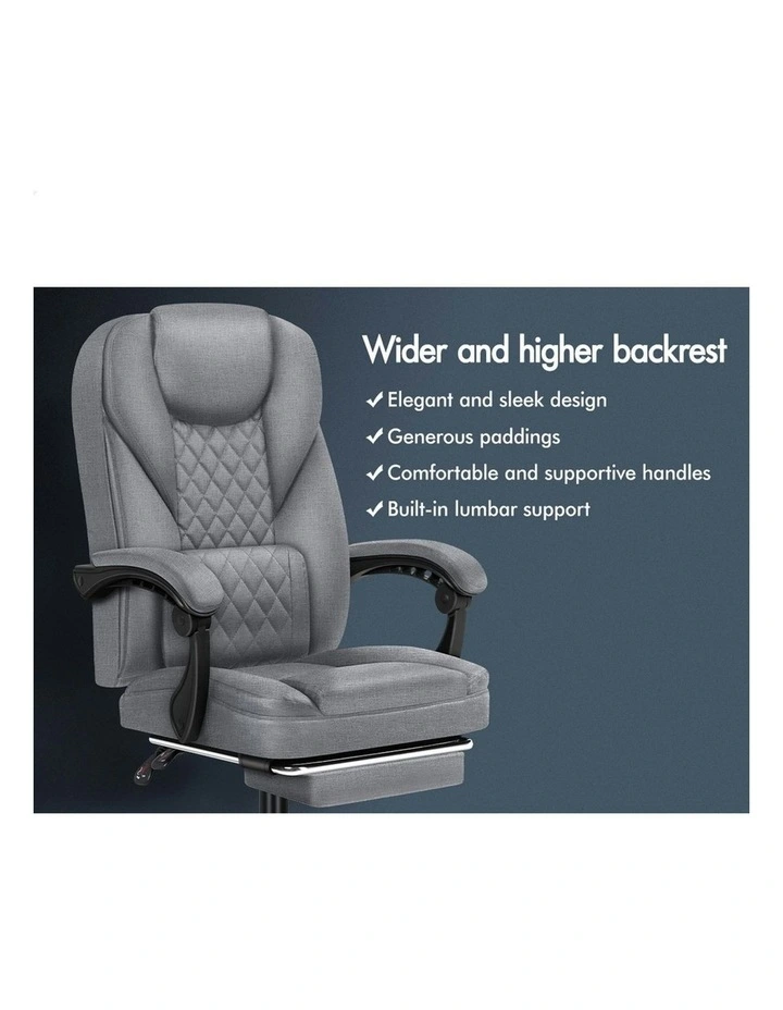 Executive Massage Office Chair in Grey image 2