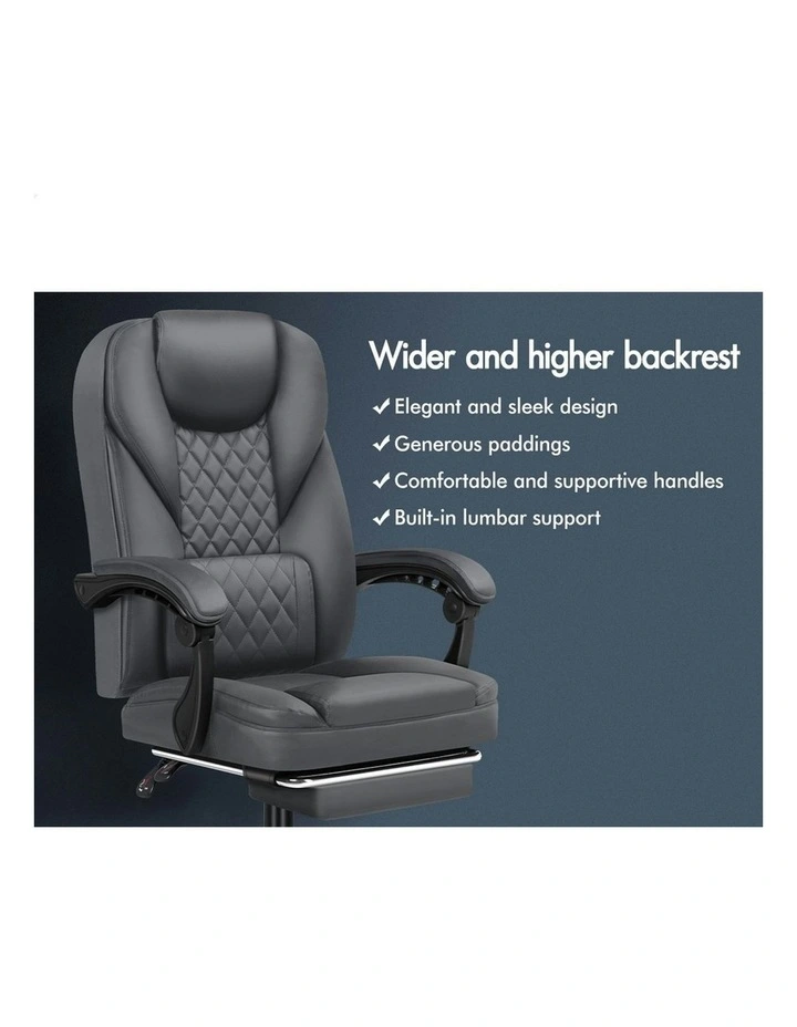Executive Massage Office Chair in Grey image 2
